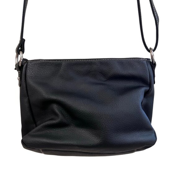 Rosetti Black Crossbody Purse Gently PreOwned Condition Great bag! 10x8x2.5 - Picture 5 of 9